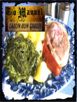 LACÓN CON GRELOS Y CHORIZO